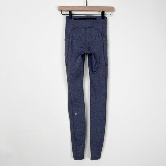 Lululemon Speed Up Tight Leggings Side Phone Pockets High Rise Waisted Tall Long - Picture 11 of 13